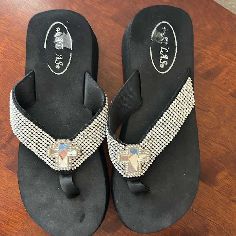 Black LAS Sandals